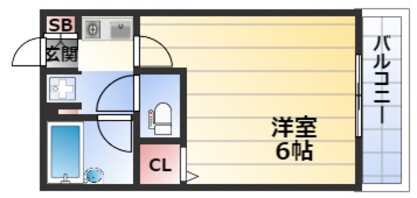 間取図 プレサンス新大阪