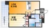 ラグゼ新大阪1 1DKの間取り