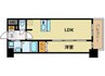 プレサンス新大阪ジェイズ 1LDKの間取り