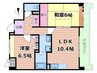 ロイヤル三国 2LDKの間取り