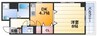 サンパティーク 1DKの間取り