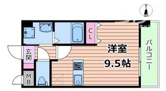 間取図 W.O.B　MIKUNI