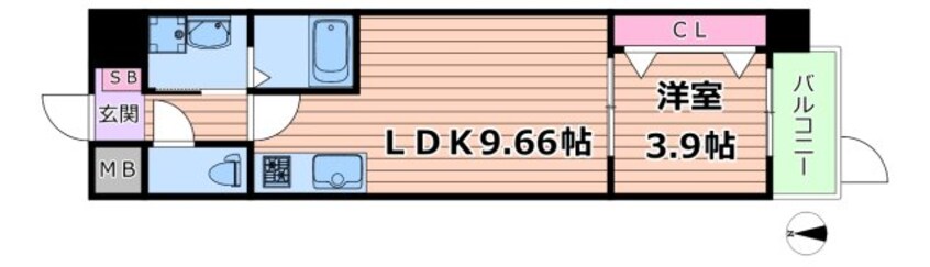 間取図 Furbo東三国