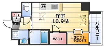 間取図 ドルチェヴィータ新大阪