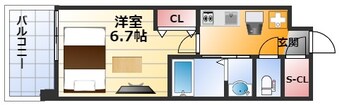 間取図 阪急宝塚線/三国駅 徒歩4分 10階 築2年