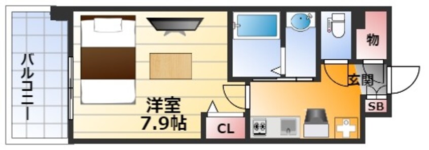 間取図 ラグゼ三国駅前