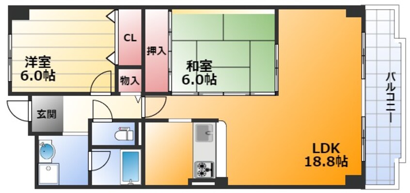 間取図 ウィステリア千里