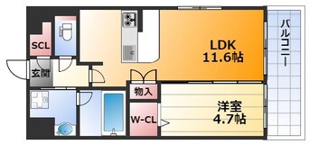 間取図 スプランディッド新大阪イースト