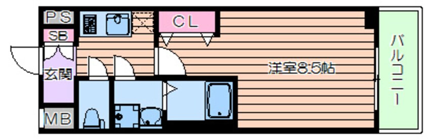 間取図 ジュネス新大阪レジデンス