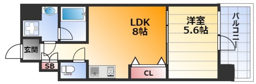 間取図 エムディーアイ三国コート