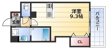 間取図 ラグゼ新大阪４