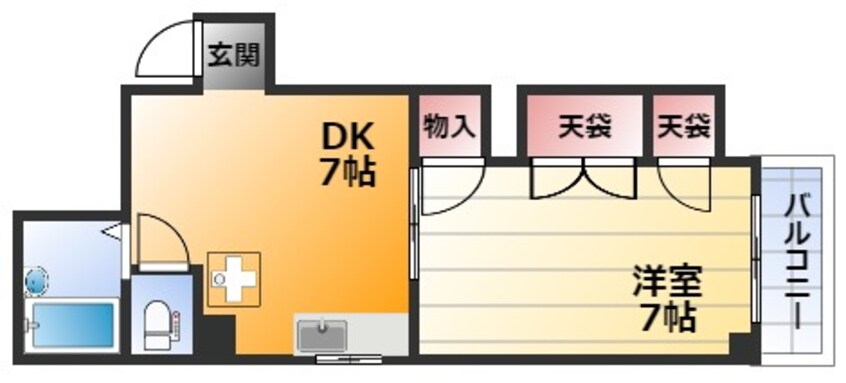 間取図 セレスティアル東三国