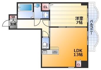 間取図 ノルデンハイム東三国３Ａ棟