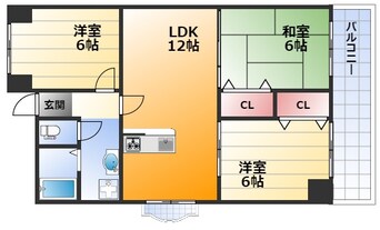 間取図 北大阪ハイツ