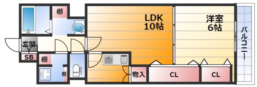 間取図 プリンスコート新高