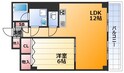 シャンボール第2新大阪の間取図