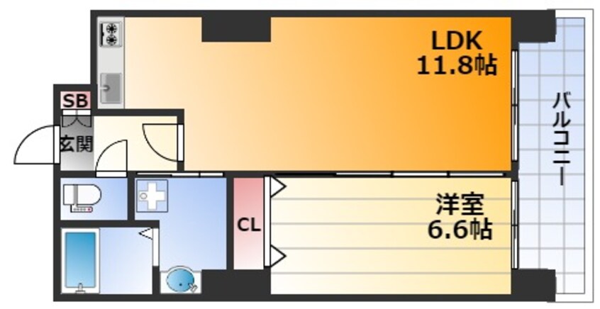 間取図 ノルデンタワー新大阪プレミアム