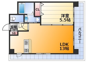 間取図 ノルデンタワー新大阪プレミアム