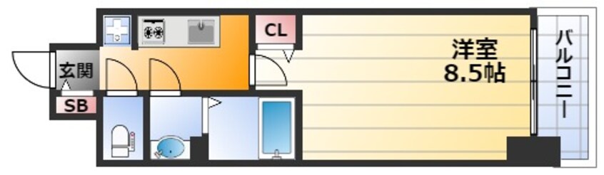 間取図 フェニックス新大阪