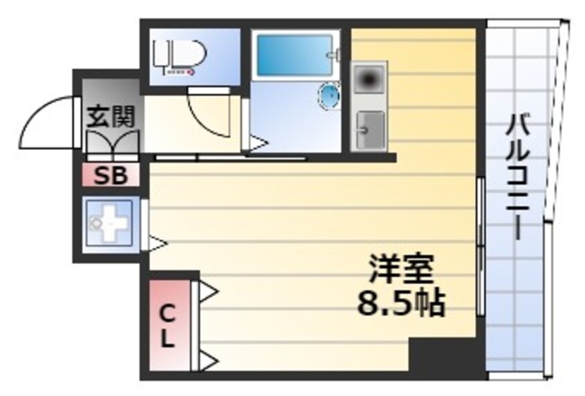 間取図 ノルデンハイム新大阪