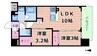 コンフォリア新大阪宮原Q 2LDKの間取り
