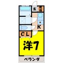 コンフォートⅢ (高崎市中大類町)の間取図