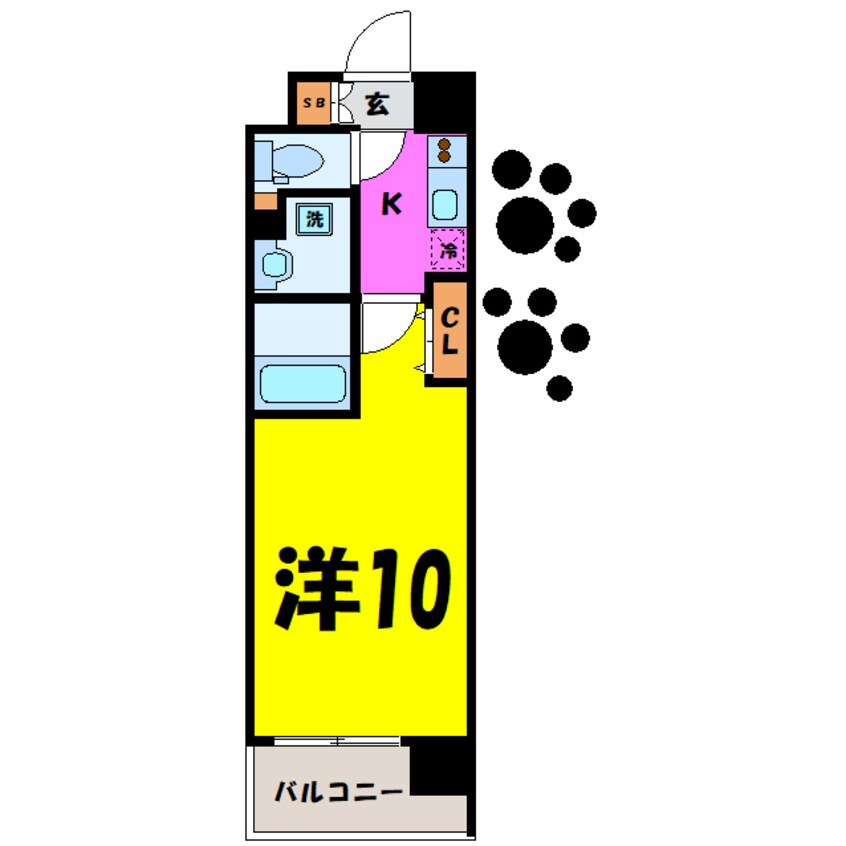 間取図 KATURA高崎（高崎市双葉町）