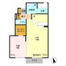 ファミール箱田Ⅱ（高崎市浜尻町） 1LDKの間取り