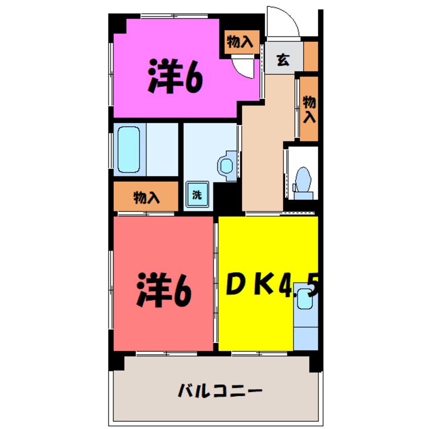 間取図 クオリティプラザ内山　(高崎市真町)