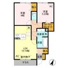 カーサウエルタ 2LDKの間取り