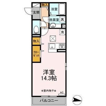 間取図 サントリーニ（高崎市宮元町）