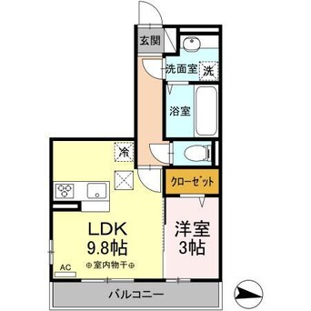 間取図 サントリーニ（高崎市宮元町）