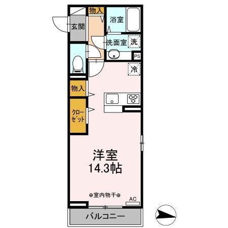 間取り図 サントリーニ（高崎市宮元町）