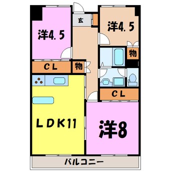 間取図 高井ハイツ