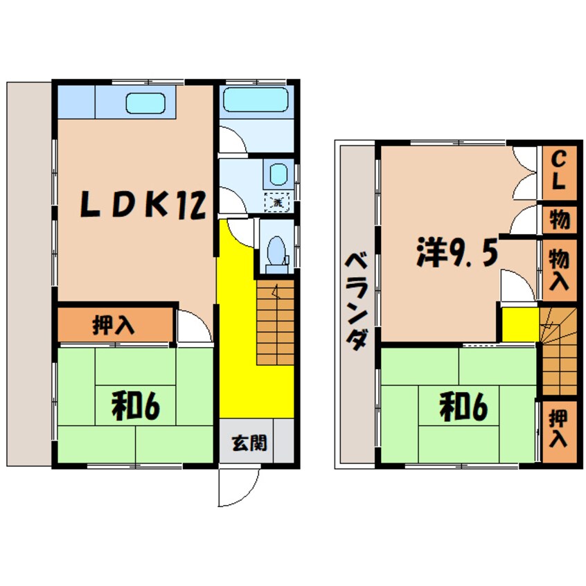 間取図 高崎貸家　(高崎市片岡町)