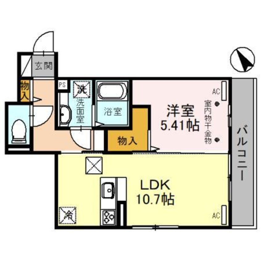 間取図 (仮)D-ROOM上和田町（高崎市上和田町）