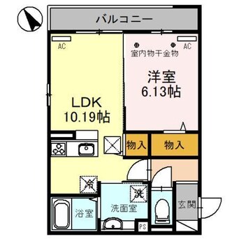 間取図 (仮)D-ROOM上和田町（高崎市上和田町）