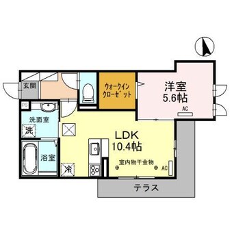 間取図 セッティエーム高崎 B（高崎市飯塚町）