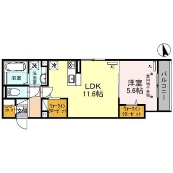 間取図 セッティエーム高崎 B（高崎市飯塚町）