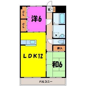 間取図 ナヌムIWAO（前橋市総社町植野）