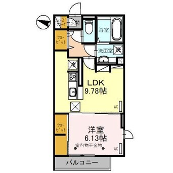 間取図 (仮)D-ROOM和田町23（高崎市和田町）