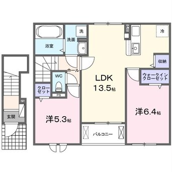 間取図 テラス　ハックベリー（高崎市上並榎町）