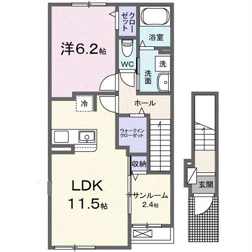 間取り図 グラジオラス　Ⅲ（高崎市石原町）