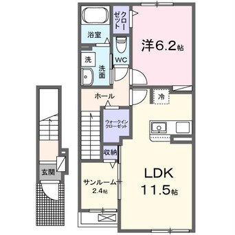 間取図 グラジオラス　Ⅲ（高崎市石原町）