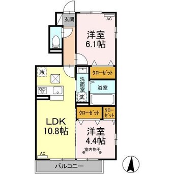 間取図 ベルシエール（高崎市八幡町）