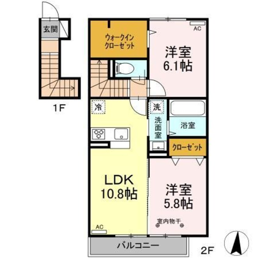 間取図 ベルシエール（高崎市八幡町）