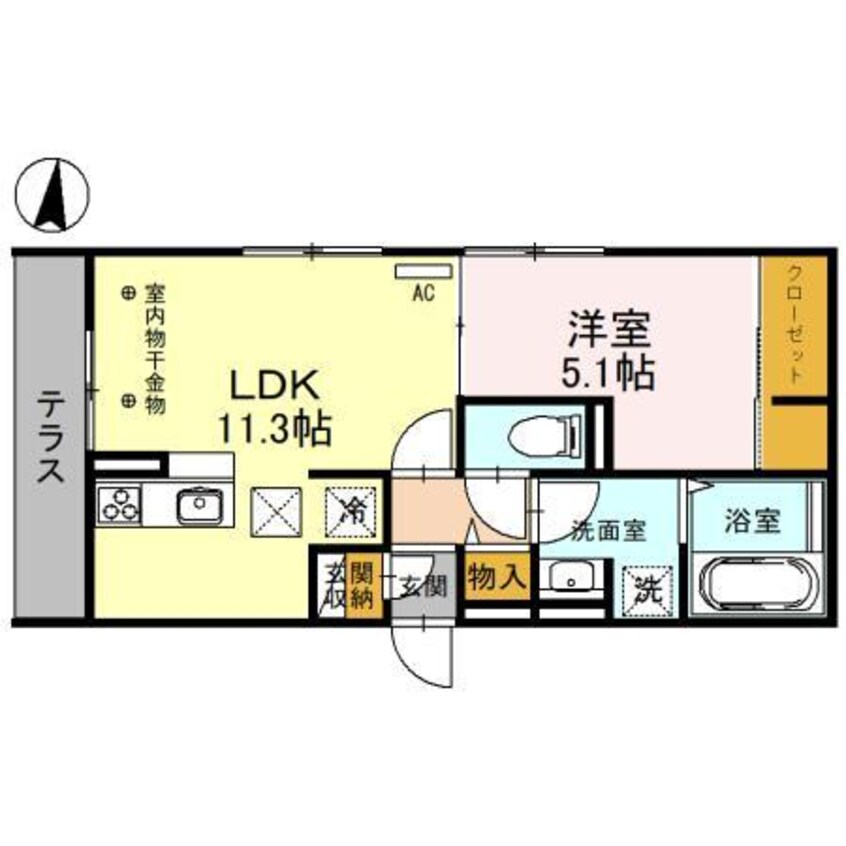 間取図 (仮)高崎市羅漢町PJ（高崎市羅漢町）