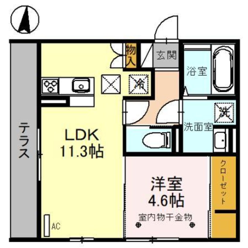 間取図 (仮)高崎市羅漢町PJ（高崎市羅漢町）