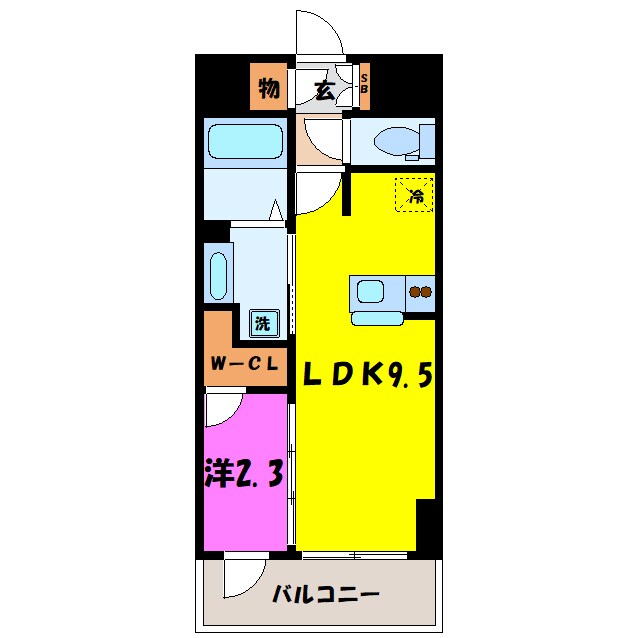 間取り図 グラン・ルポ高崎（高崎市新田町）