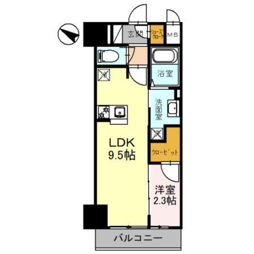 間取図 グラン・ルポ高崎（高崎市新田町）